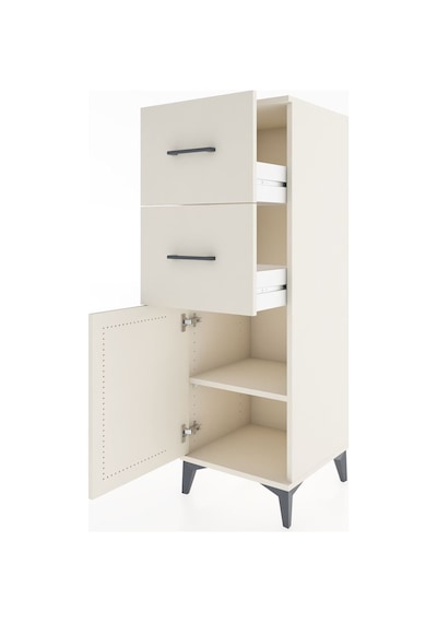Hyperion Dolap Tek Raflı 2 Çekmeceli Tek Kapaklı 44x44x134 Ay... Aytaşı