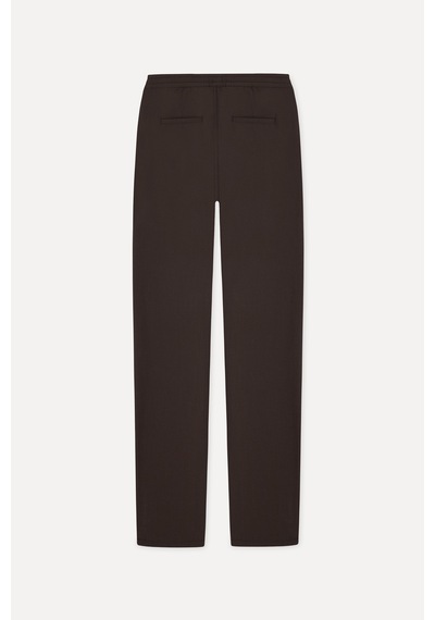 Mudo Erkek Erkek Kahverengi Beli Lastikli Straight Fit Pantolon 1271206