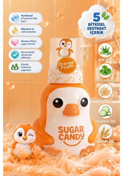 Sugar Candy Mango Kokulu Doğal Vegan Çocuk Köpük El Sabunu Poppy 350 Ml