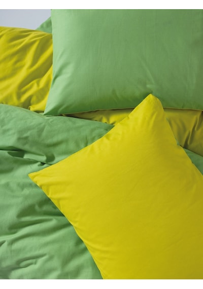 Cozy Home Popping Colors Tek Kişilik Lastikli Çarşaflı Nevresim Takımı Sage Sarı-yeşil