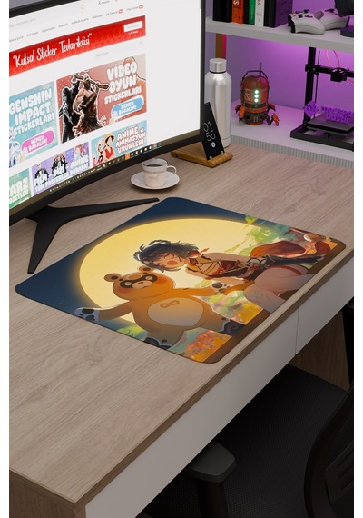 Xiangling Genshin Impact Anime Oyuncu V1 - 48x40 Xl Gaming Mouse Pad Fare Altlığı
