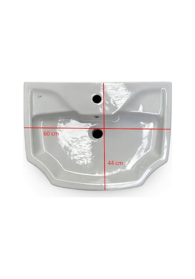Bien - Fracture Tezgah Üstü Uyumlu Lavabo 60 Cm - 16lg06001l210200 Beyaz