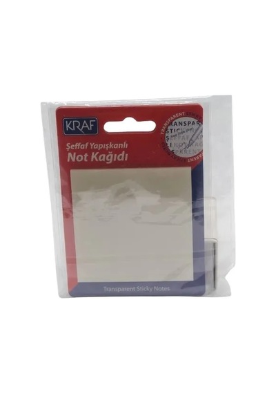 Nasadan Şeffaf Yapışkanlı Kare Postit Pastel Gold Renk 25 Yaprak