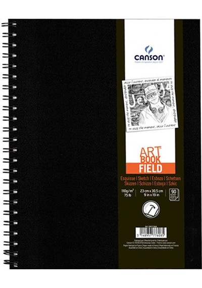 Canson Field Çizim Defteri Spiralli 96G 90 Yaprak 23X30.5 Cm