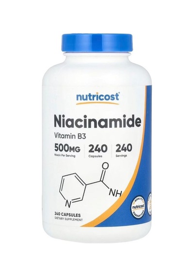 Nutricost Vitamin B3 Niacinamide 500 Mg 240 Kapsül