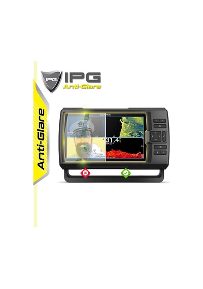 Garmin Striker Vivid 9sv Sonar Fishfinder İçin Ipg Anti-glare Parlama Önleyici Mat Ekran Koruyucu