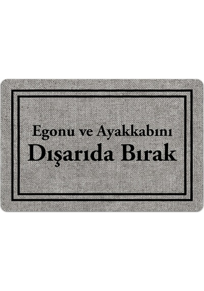Evaşk Kapı Önü Paspası Vinil Kaymaz Tabanlı 45 X 70 Evaşkdm11006