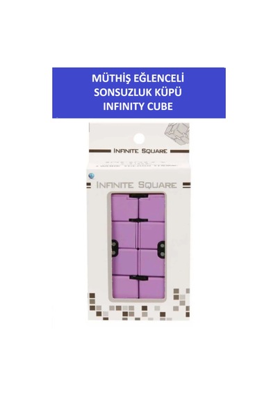 Sonsuzluk Stress Küpü - Infınıty Cube - Renk:mor