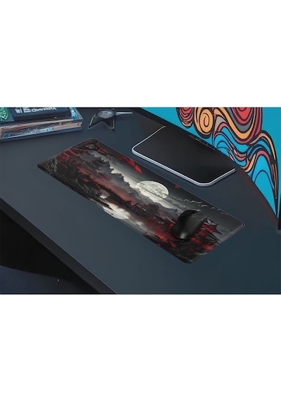Gaming Oyuncu Xl Mouse Pad Kaydırmaz Dikişli 80 30 Cm Mousepad 36