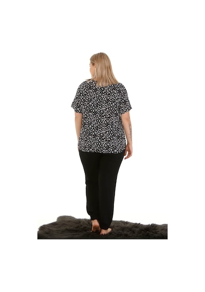 Myline Kadın Ev Rahatlığı Paçası Lastikli Pijama Takımı