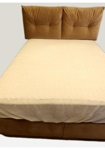 Alez Fitted Model Full Kenar Yatak Koruyucu Lastikli 90x190 Pamuk Beyaz Renk El Yapım