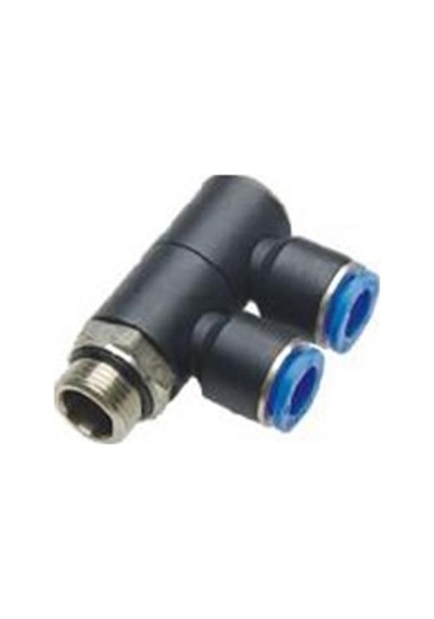1/4-6 İkili Dirsek Pnömatik Fittings