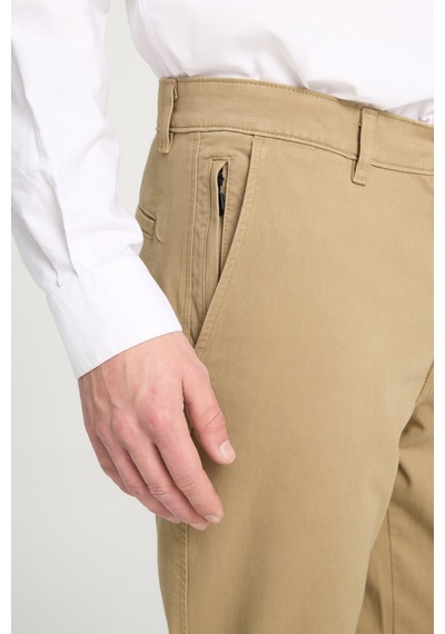 Wrangler Slim Fit Dar Kesim Normal Bel Darpaça Camel Chino Pantolon Camel-wm01003211