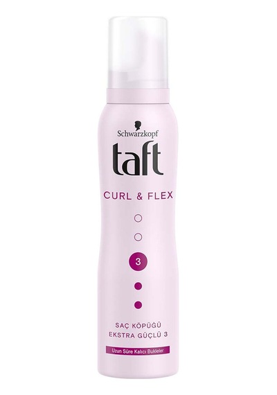 Taft Curl & Flex Köpük 150 Ml - 8 Adet Tarı