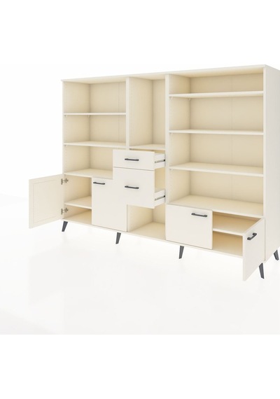 Hyperion Dolap 10 Raflı 2 Çekmeceli 4 Kapaklı 220x44x163 Aytaşı-a Aytaşı-aytaşı Hyperion Dolap 10 Raflı 2 Çekmeceli 4 Kapaklı 220x44x163 Aytaşı-a Aytaşı-aytaşı