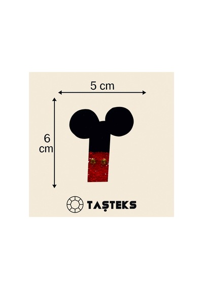 Taşlı Ütülenebilen Veya Sticker Olarak Kullanılabilen ' Mickey I ' Harfi