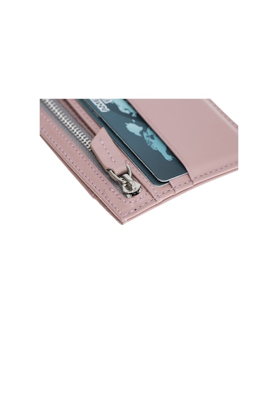 Plm Zip Deri Fermuarlı Kartlık Zpch Nu2 Pembe Renkli