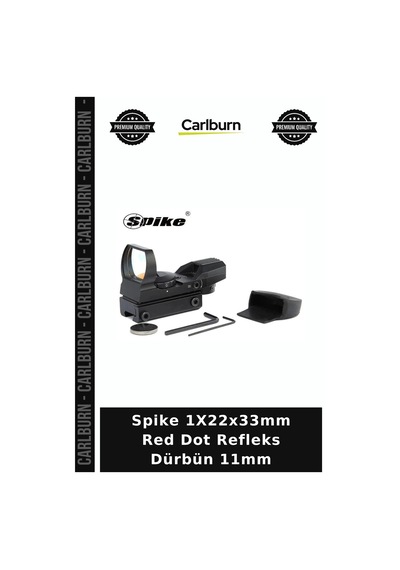Spike 1x22x33mm Red Dot Refleks Dürbün 11mm Özel Aksesuar Taktiksel Ürün Kompakt Nişangah
