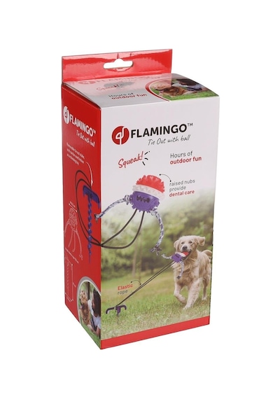 Flamingo Gazo Kazıklı İpli Çekme Topu / Sesli