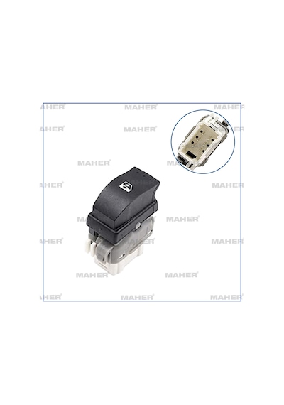 Renault Megane Scenic Laguna Cam Açma Düğmesi Arka Tekli