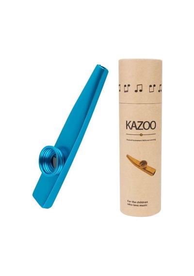 Mk-01b Metal Kazoo Kutulu Alüminyum Alaşım Mavi
