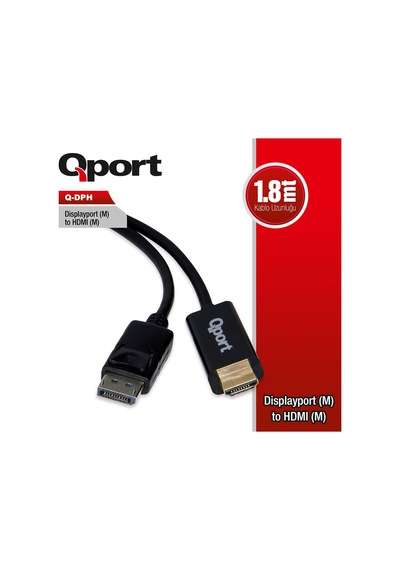 Qport Q-dph 1,8m Dp E Hdmı E Çevirici Kablo-187993
