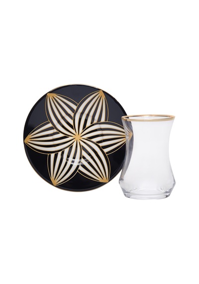 Decorium Çay Takımı  12 Parça Monochrome V1 M01875 Şeffaf