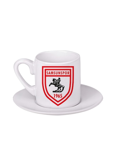 Samsunspor Türk Kahvesi Fincanı Beyaz