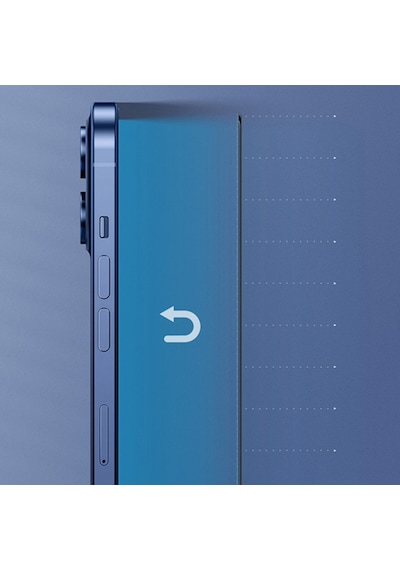 Baseus Apple Uyumlu   iPhone 12 Pro Max Ekran Koruyucu Siyah