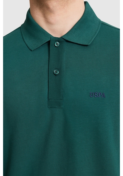 U.S. Polo Assn. U.s. Polo Assn. Erkek Koyu Yeşil Tişört Basic 50326963-vr079 Koyu Yesıl