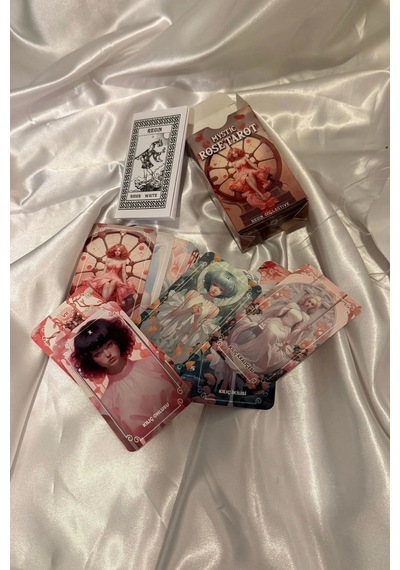 Tarot Orjinal Tarot Kart Mystic Rose Tarot Destesi Ve Kitabı Pembe