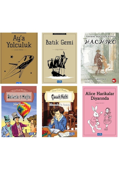 Hachıko 6 Kitap Ortaokul Okuma Seti