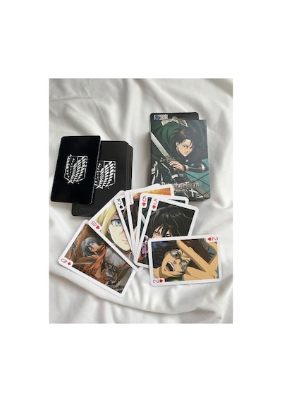 Anime Attack On Titan İskambil Poker Kartı