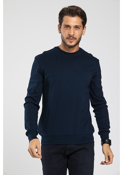 Erkek Bisiklet Yaka Slim Fit Sweatshirt Spr 20k17 001