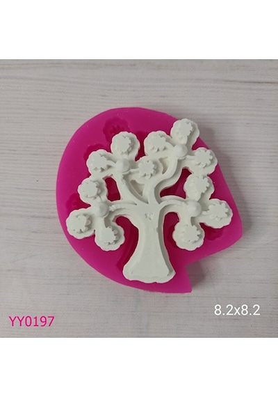 Yy0197 Dalları Çiçeksi Ağaç Silikon Kalıp