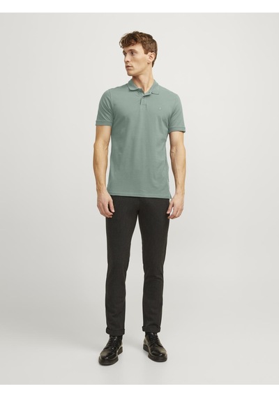 Jack & Jones Düz Renk Polo Yaka Tisört - 12136516 Iceberg Green Yeşil