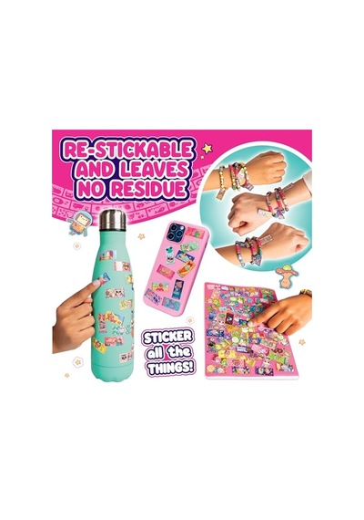 Sticki Rolls Sticker Kör Kapsül Bilezik Abanoz