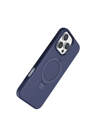 İphone 16 Pro Max Regal Magsafe Standlı Kapak - Lacivert