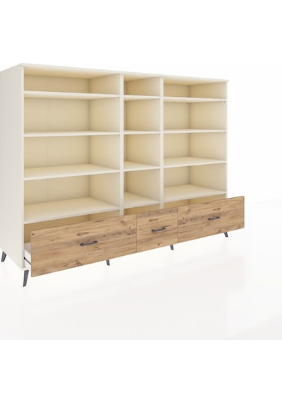 Kronos Dolap 12 Raflı 3 Çekmeceli 220x59x163 Aytaşı-aytaşı/çam Aytası/atlas Çam - Aytası Kronos Dolap 12 Raflı 3 Çekmeceli 220x59x163 Aytaşı-aytaşı/çam Aytası/atlas Çam - Aytası