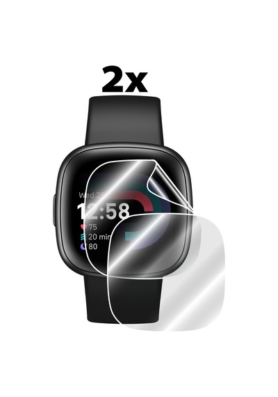 Fitbit Versa 4 - Sense 2 Akıllı Saat İle Uyumlu Ipg Ekran Koruyucu 2 Adet