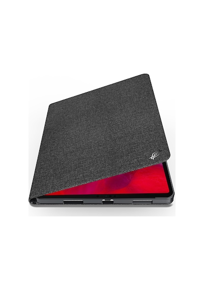 Apple Uyumlu iPad  Pro 12.9 2018 Raptic Smartstyle Kalem Bölmeli Standlı Tablet Kılıf Siyah