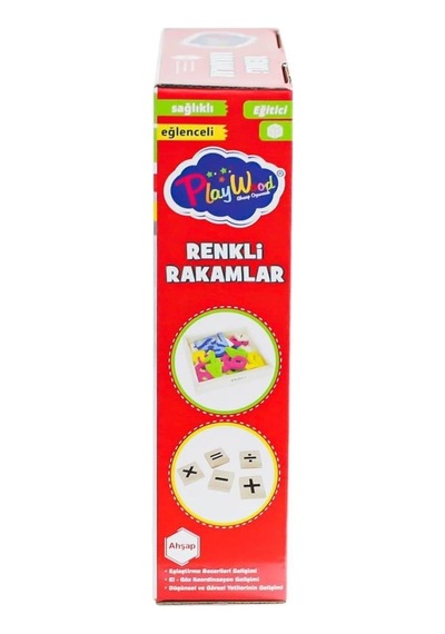 Mey İthalat Ony-401 Ahşap Renkli Rakamlar 26 Parça -onyıl Oyuncak