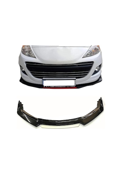 Peugeot 307 Beyaz Renkli Ön Lip 4 Prç P.siyah Abs