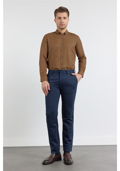 İmza Lacivert Yan Cep Casual Comfort Fit Pamuklu Chino Pantolon 1003255169