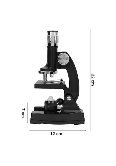 Temel Projeksiyonlu Mikroskop Seti 1200x Büyütme Ve Hazır Preparatlı Bilim Kiti Ptl1200