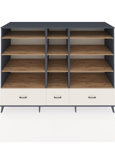 Kronos Dolap 12 Raflı 3 Çekmeceli 220x59x163 Antrasit-çam/aytaşı Atlas Çam/aytası - Antrasıt Kronos Dolap 12 Raflı 3 Çekmeceli 220x59x163 Antrasit-çam/aytaşı Atlas Çam/aytası - Antrasıt