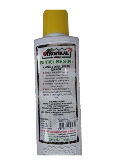 Kaktüs ve Sukulent Bitki Besini 225 ML