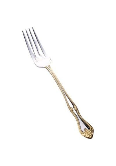 Nehir Lalezar Gold Altın Yemek Çatal - 12 Parça Yemek Çatalı Gri