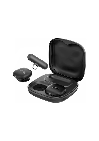 Type-c Mini Kablosuz Bluetooth 2 Kişilik Yaka Mikrofonu Yapay Zeka Destekli Uzun Pil Ömrü Mt936