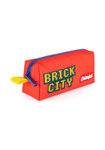 Life 3'lü Okul Seti Brick - Erkek İlkokul Çantası & Termal Beslenme & Kalemlik Kırmızı